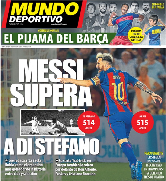 Lionel Messi - Mundo Deportivo