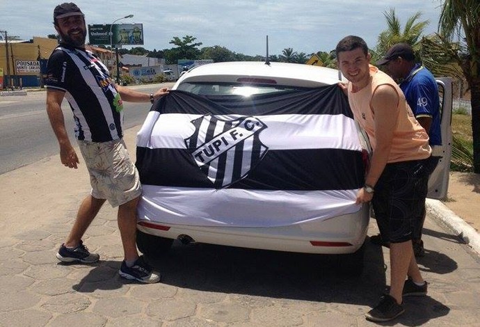 Marcus Vinícius e Estevão Vaesso família Juiz de Fora Tupi-MG (Foto: Estevão Baesso/Arquivo Pessoal)