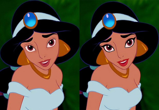 Jasmine, de 'Aladdin' (Foto: Reprodução/Loryn Brantz/BuzzFeed)