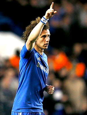 David Luiz gol Chelsea Basel (Foto: AP)
