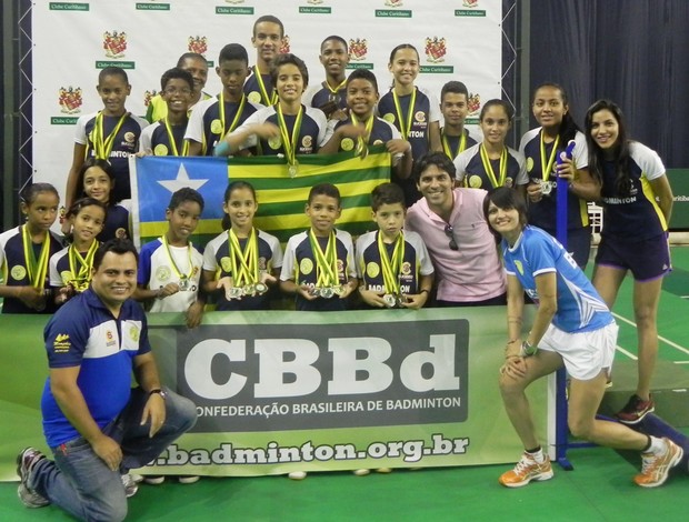 Seleção Piauiense de Badminton Nacional Curitiba (Foto: reprodução/Febapi)