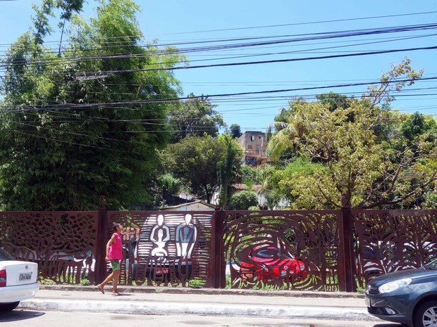 Terreiro Casa de Oxumaré fica na Avenida Vasco da Gama, em Salvador (Foto: Egi Santana/G1) Terreiro Casa de Oxumaré fica na Avenida Vasco da Gama, em Salvador (Foto: Egi Santana/G1)
