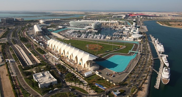 Circuito de Yas Marina, palco do GP de Abu Dhabi (Foto: Divulgação)