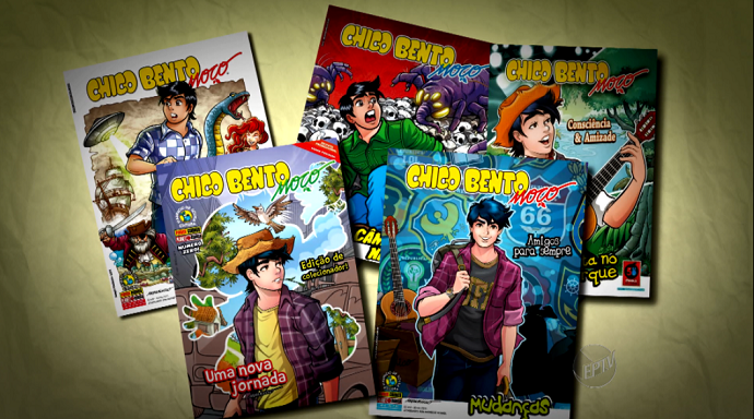 As novas revistas do Chico Moço fazem sucesso entre os jovens (Foto: reprodução EPTV)