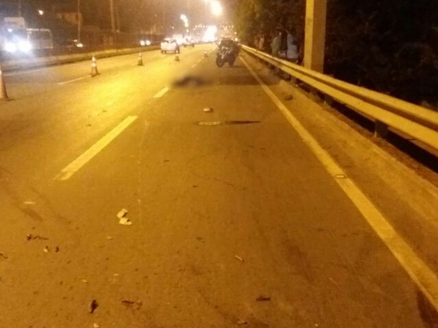 G1 Motociclista Morre Ao Perder Controle E Bater Em Passarela Da Br