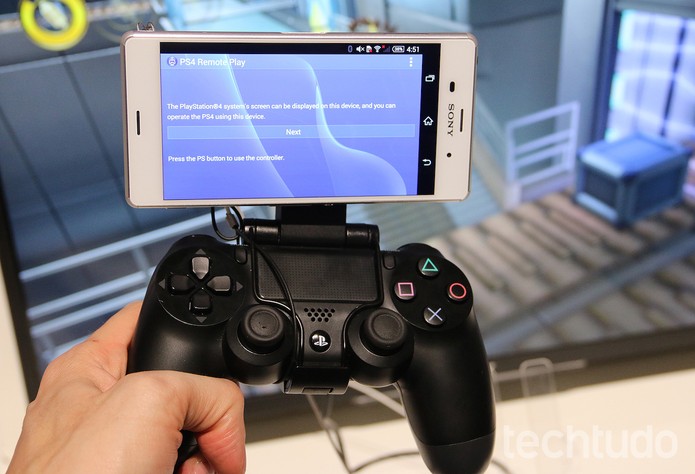 Novos aparelhos da linha Xperia Z3 têm integração com o PS4 (Foto: Fabrício Vitorino/TechTudo)