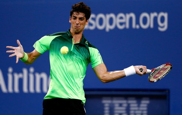 Thomaz Bellucci x Stanislas Wawrinka US Open tênis (Foto: AFP)