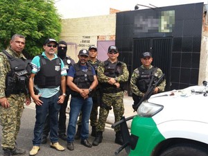 Operao foi realizada por policiais civis e militares (Foto: Divulgao/ Polcia Civil)