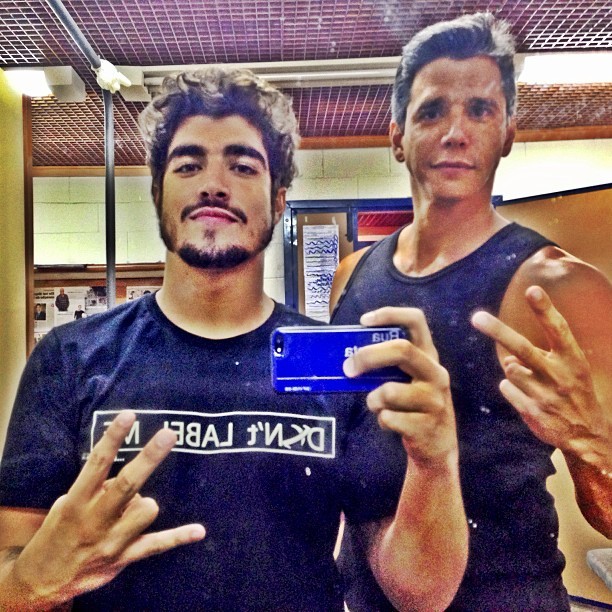 Caio Castro e Márcio Garcia (Foto: Reprodução/Instagram)