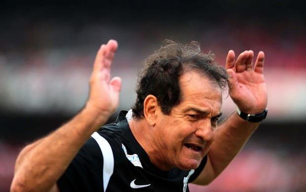 Muricy Ramalho no jogo Santos e Corinthians (Foto: Marcos Ribolli / Globoesporte.com)