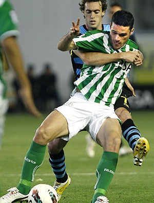 Jorge Molina e José Raúl Baena - Bétis x Espanyol (Foto: EFE)