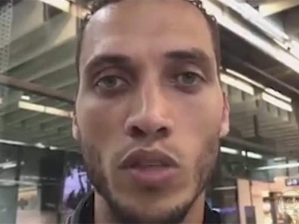 Zagueiro Neto foi uma das vítimas que sobreviveu a queda de avião na Colômbia (Foto: Reprodução / TV Globo)