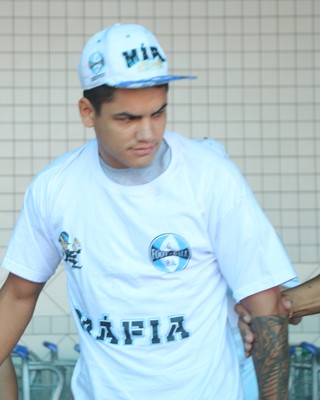 Torito Gabriel Fernández Grêmio (Foto: Eduardo Moura/GloboEsporte.com)