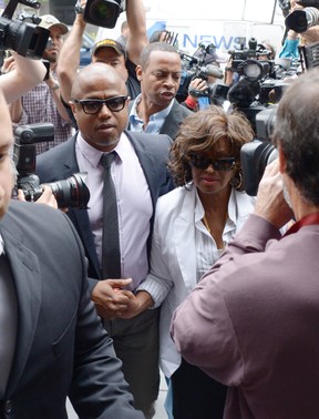 Randy e Rebbie Jackson (Foto: Agência AFP)