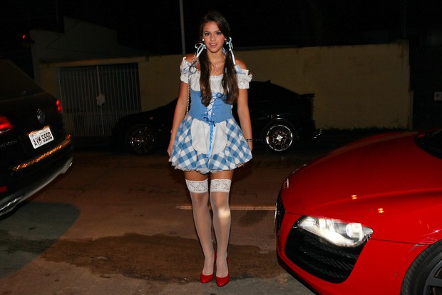 Bruna Marquezine no aniversário de Thiaguinho em São Paulo (Foto: Manuela Scarpa/ Foto Rio News)