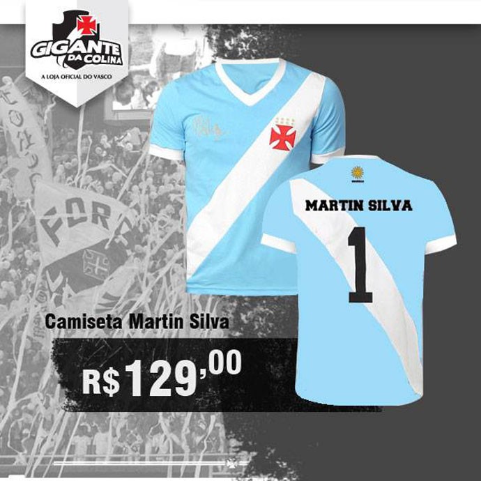 Camisa Martin Silva Vasco (Foto: Facebook)