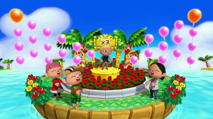 Só os personagens sorriem em Animal Crossing Amiibo Festival (Foto: Divulgação/Nintendo)