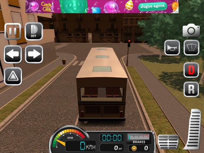 Jogo de simulador de motorista de ônibus escolar cidade blocky