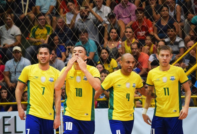 Brasil Uruguai Eliminatórias Mundial Futsal (Foto: Luis Domingues/CBFS)