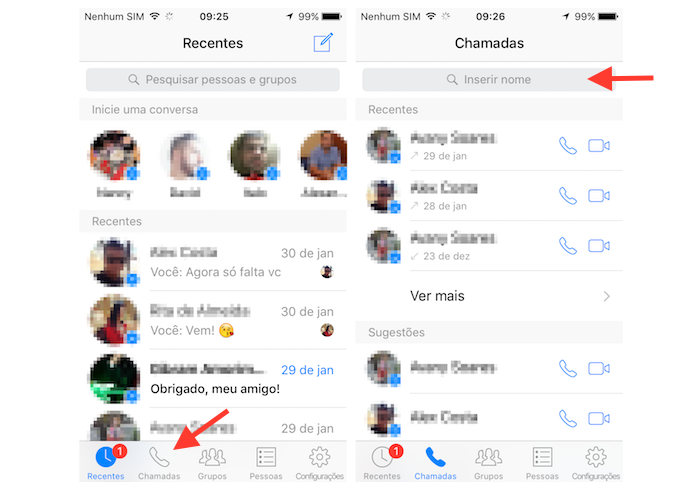 Acessando a tela de chamadas do Facebook Messenger para iPhone (Foto: Reprodução/Marvin Costa) (Foto: Acessando a tela de chamadas do Facebook Messenger para iPhone (Foto: Reprodução/Marvin Costa)) Acessando a tela de chamadas do Facebook Messenger para iPhone (Foto: Reprodução/Marvin Costa) (Foto: Acessando a tela de chamadas do Facebook Messenger para iPhone (Foto: Reprodução/Marvin Costa))