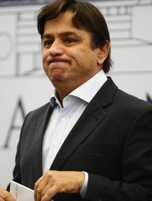 Arnaldo Tirone, presidente do Palmeiras (Foto: Marcos Ribolli / Globoesporte.com)