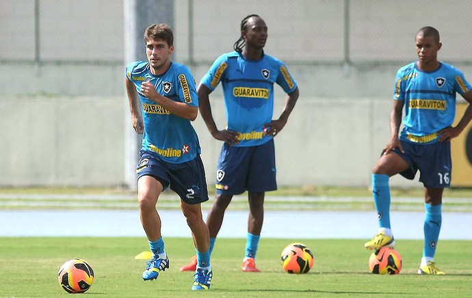 Fellype Gabriel treino Botafogo (Foto: Guilherme Pinto / Ag. O Globo)