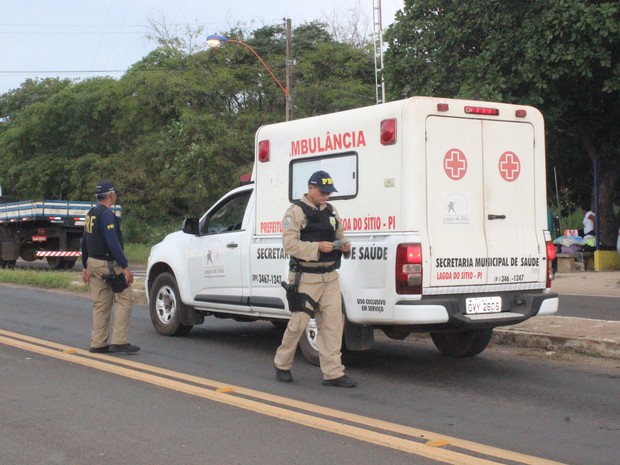 PRF intensificou fiscalização de ambulâncias após denúncias (Foto: Catarina Costa/G1 PI)