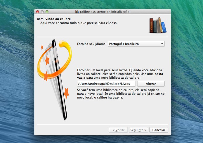 Tela de configuração do Calibre (Foto: Reprodução/André Sugai)
