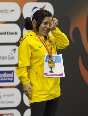 Joana Neves ouro Mundial paralimpico natação Glasgow (Foto: Leandra Benjamin/CPB/MPIX)