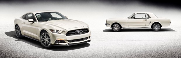 Ford faz homenagem aos 50 anos do Mustang (Foto: Divulgação) Ford faz homenagem aos 50 anos do Mustang (Foto: Divulgação)