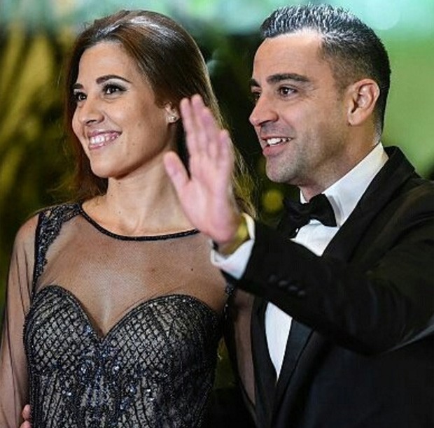  O casal Xavi Hernández e Núria Cunillera (Foto: Reprodução/Instagram)
