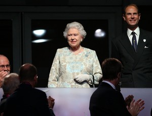 Rainha prestigia a abertura (Foto: Getty Images) Rainha prestigia a abertura (Foto: Getty Images)