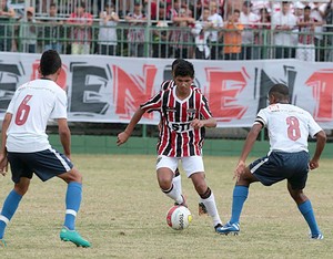 São Paulo x Bahia, na decisão da Copa Brasil Infantil, em Votorantim (Foto: Paulo Pinto / Divulgação / saopaulofc.net)