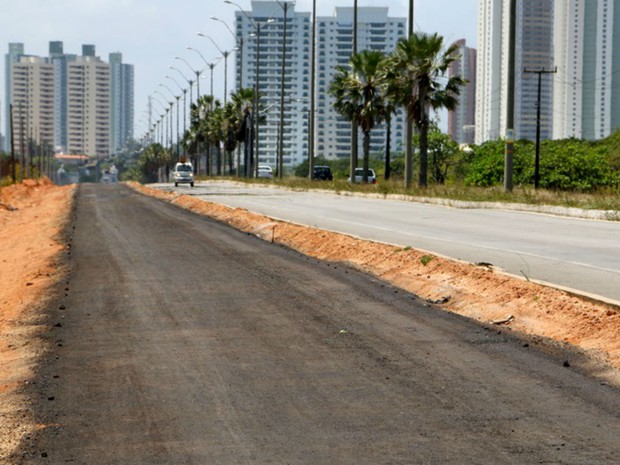 Ciclovia em Natal terá cinco quilômetros de extensão por três metros de largura (Foto: Demis Roussos/Governo do RN)