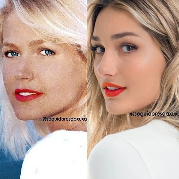 Fãs de Xuxa ficam chocados com a semelhança entre mãe e ...