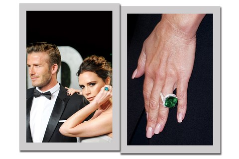David Beckham presenteou Victoria com um anel de diamantes avaliado em US$ 105 mil    