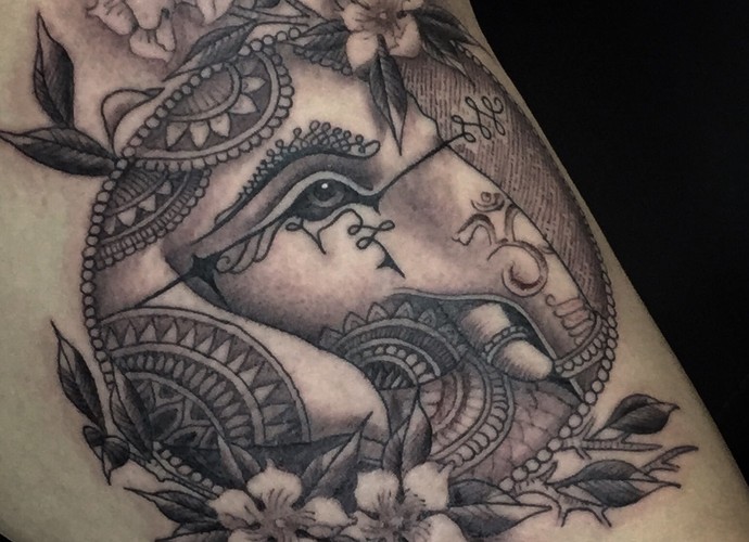 Stefanie Santos Mendes também fez uma tatuagem  (Foto: Stefanie Santos Mendes/Arquivo pessoal)