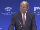 Discurso de George Bush mostra o isolamento político de Trump