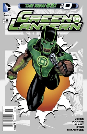 Capa do HQ 'Lanterna Verde' com herói muçulmano (Foto: AP/DC Comics)