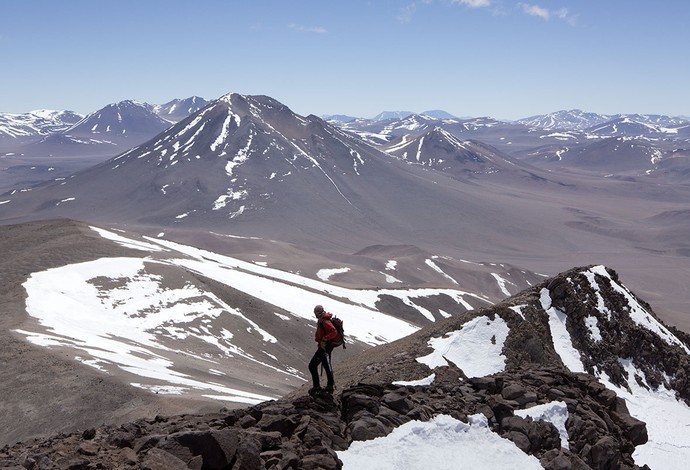 Ao todo, os alpinistas chegaram ao cume de 12 montanhas nos Andes (Foto: Caio Vilela)