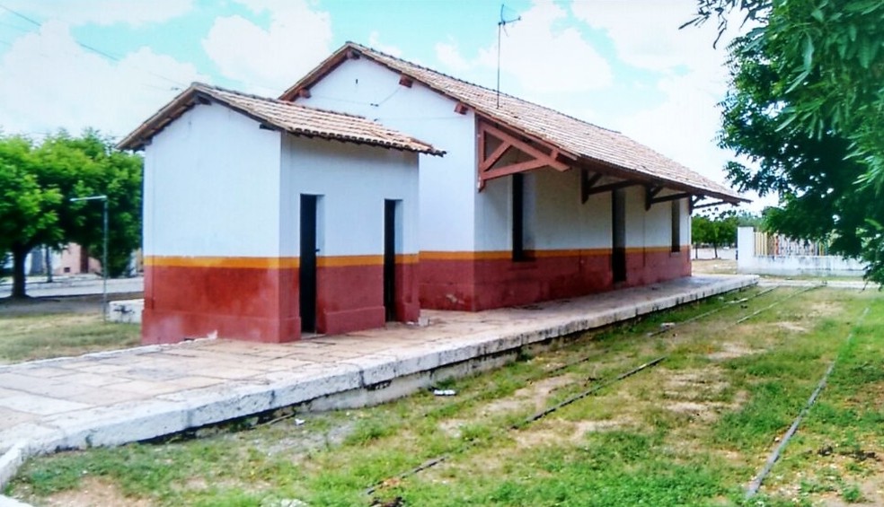A estação foi alvo dos cangaceiros no povoado de São Sebastião (Foto: Reprodução/Inter TV Cabugi) A estação foi alvo dos cangaceiros no povoado de São Sebastião (Foto: Reprodução/Inter TV Cabugi)