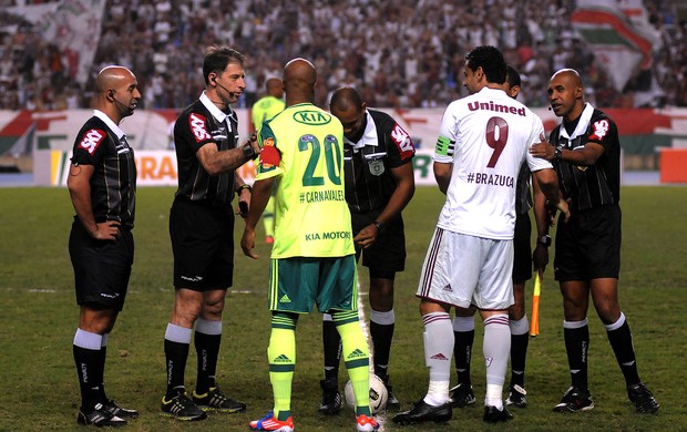 Fred e Marcos Assunção, Fluminense x Palmeiras (Foto: André Durão / Globoesporte.com)