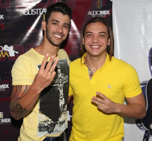 Gusttavo Lima e Wesley Safadão (Foto: Fred Pontes/Divulgação)