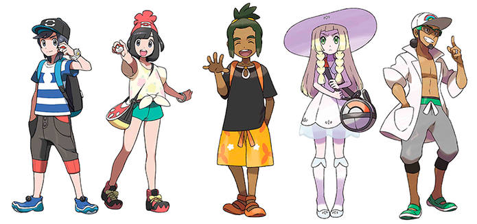 Personagens são destaque em Pokémon Sun e Moon (Foto: Montagem/Caio Fagundes)
