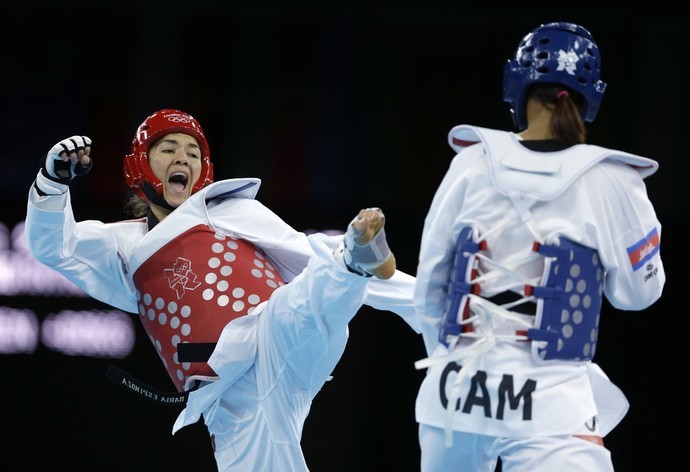 Taekwondo, um dos esportes olímpicos (Foto: Ng Han Guan/Associated Press)