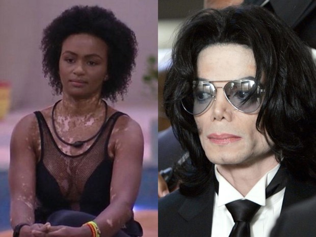 Natália Deodato se inspira em Michael Jackson (Foto: Globoplay/Getty)