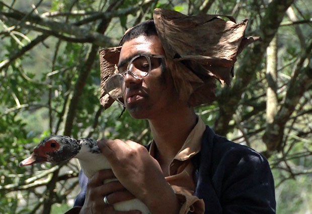 Pablo Oliveira, roteirista, diretor e protagonista do curta 'Uma fazenda nada normal', produzido em Barra do Piraí (Foto: Divulgação/Mauá Filmes)