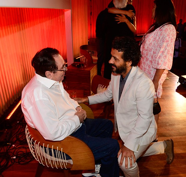 Benedito Ruy Barbosa e Marcos Palmeira (Foto: Fabio Cordeiro/ Ed. Globo) Benedito Ruy Barbosa e Marcos Palmeira (Foto: Fabio Cordeiro/ Ed. Globo)