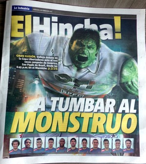 jornal peruano monstro são paulo (Foto: Marcelo Prado)
