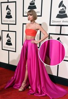 Taylor Swift exibe novo visual e quase mostra demais com look supersexy
